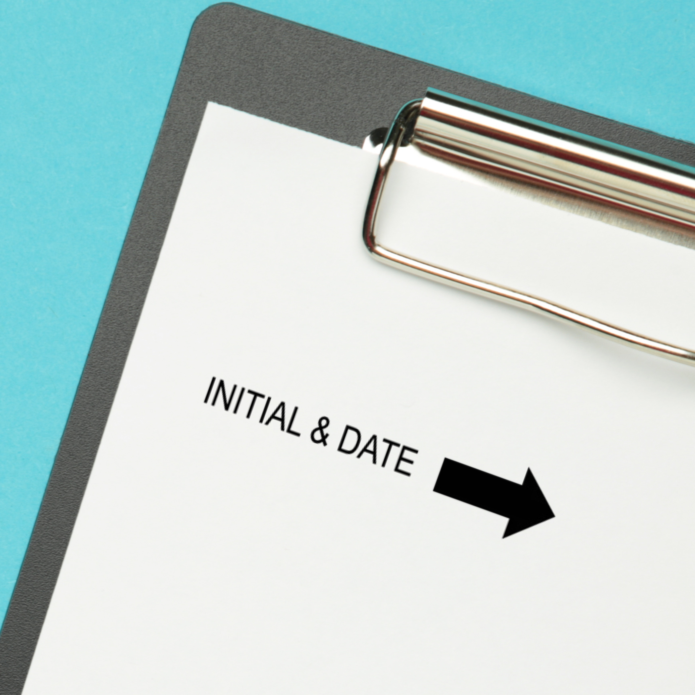 Initial and Date Stamp Image